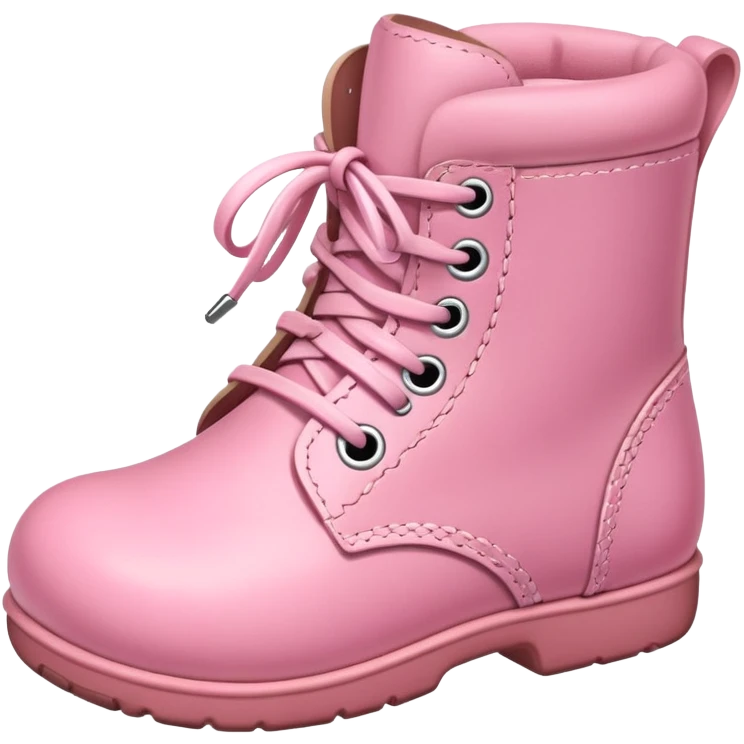 pink baby boots emoji