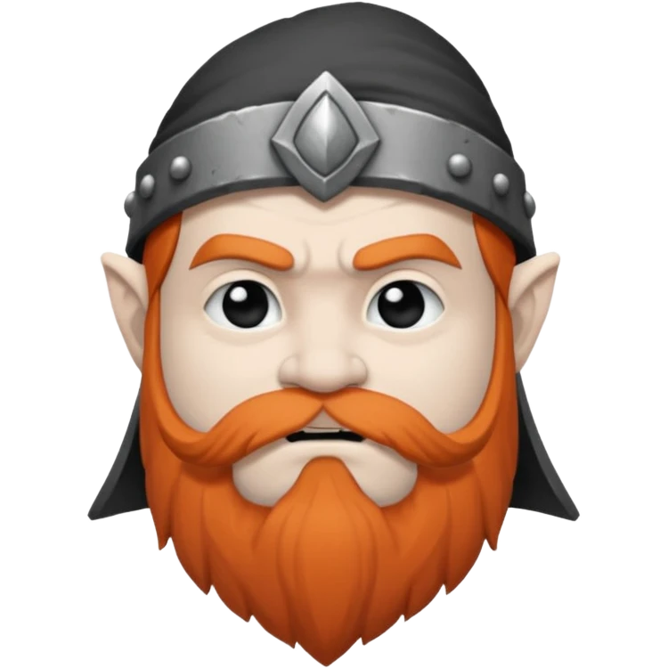 Enano dnd estilo (dibujo antiguo blanco y negro) (ESTILO DARK ANIME Y QUE SE NOTE QUE ES UN ENANO) emoji