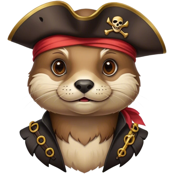 loutre pirate emoji