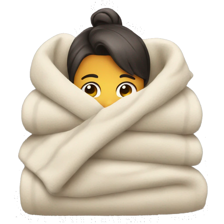 Cozy blanket emoji