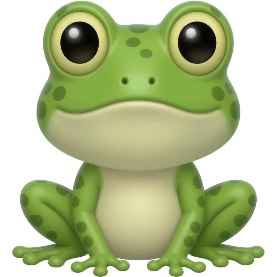 Fille grenouille emoji