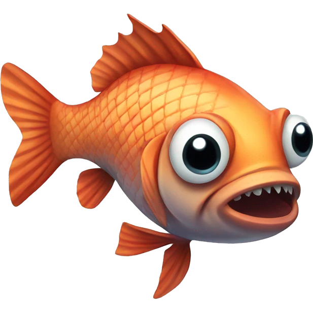 Psycho fish emoji