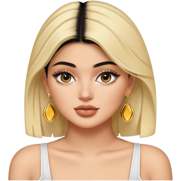 kylie jenner wear earrings emoji