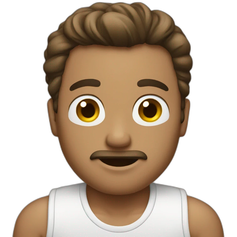 Homme qui tend ses bra emoji