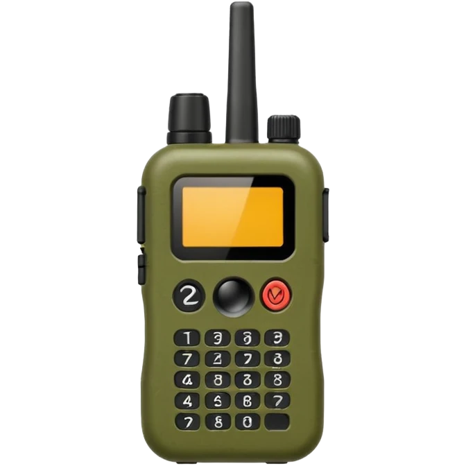 army walkie talkie emoji