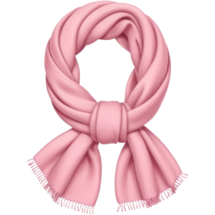 Pastel Pink Scarf emoji