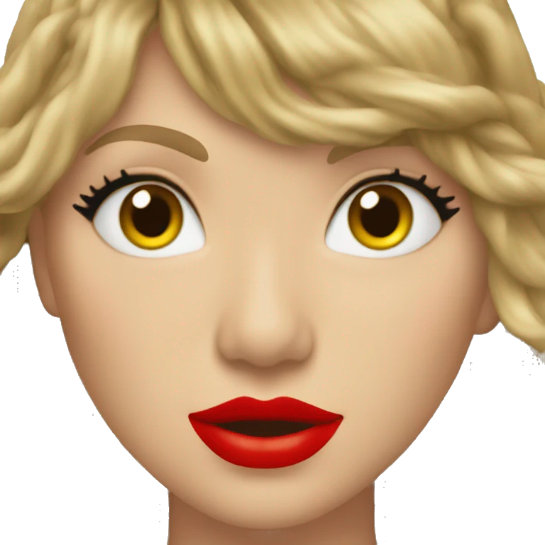 Taylor swift red emoji