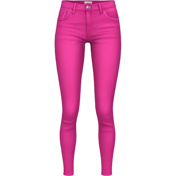 Hot pink skinny jeans  emoji
