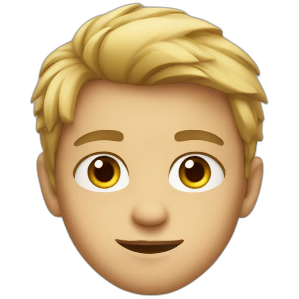 cute boy with cool eyes emoji