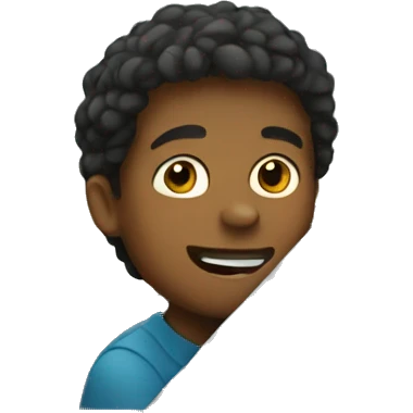 a boy in a car emoji