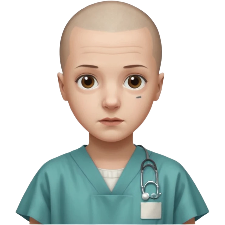 Eleven from stranger things emoji