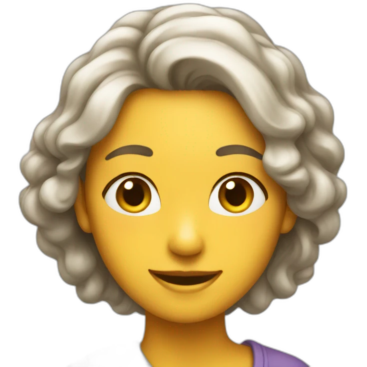 A woman who is satisfied emoji