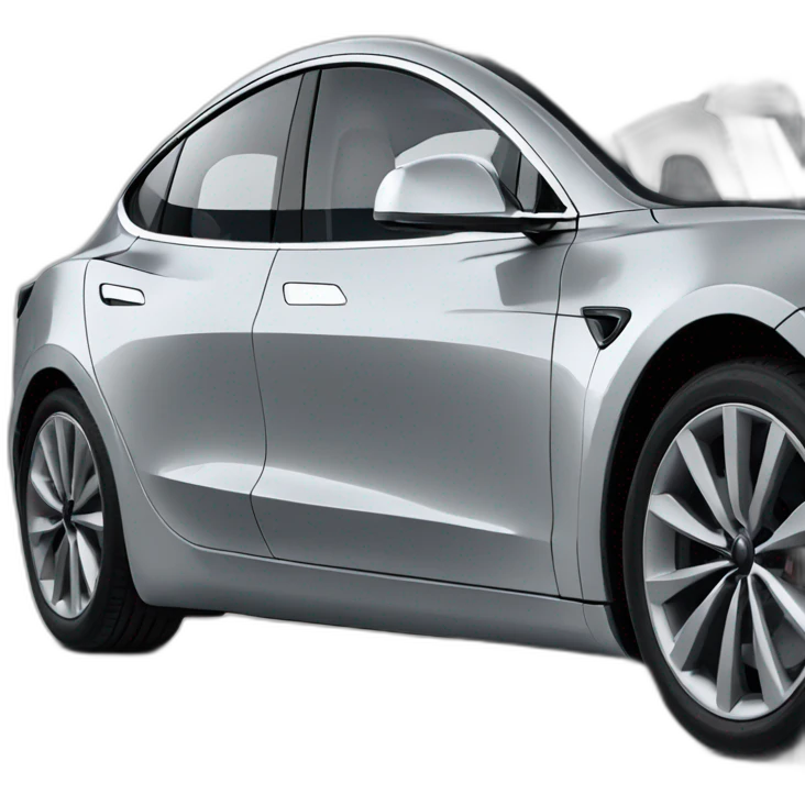 Tesla model 3 emoji