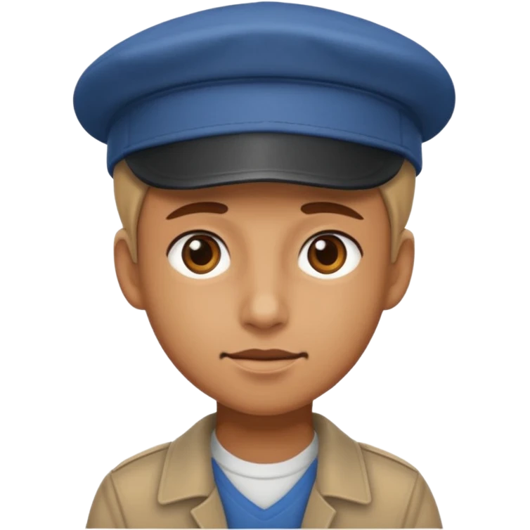 person with cap emoji