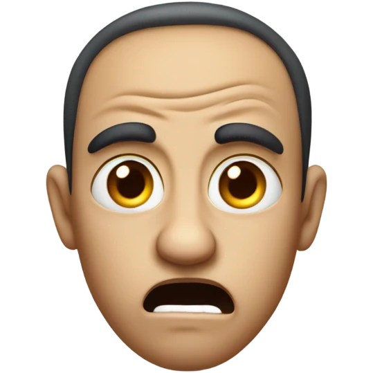 Disgusted emoji