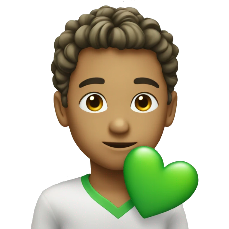 Green heart most love emoji
