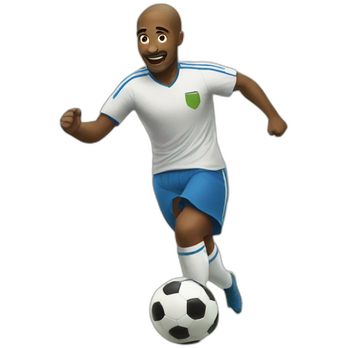 man playing soccer emoji