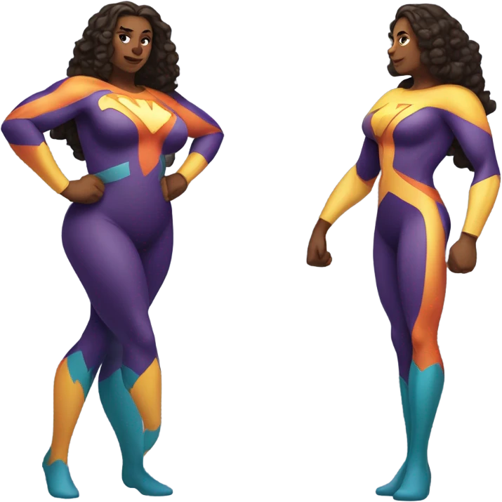 Fat elasti girl emoji