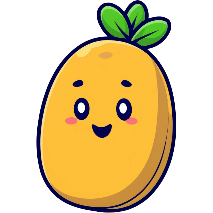simple potato emoji