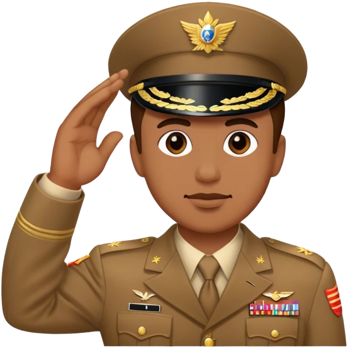 Daron saluting emoji