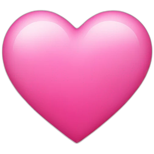 Pink heart emoji