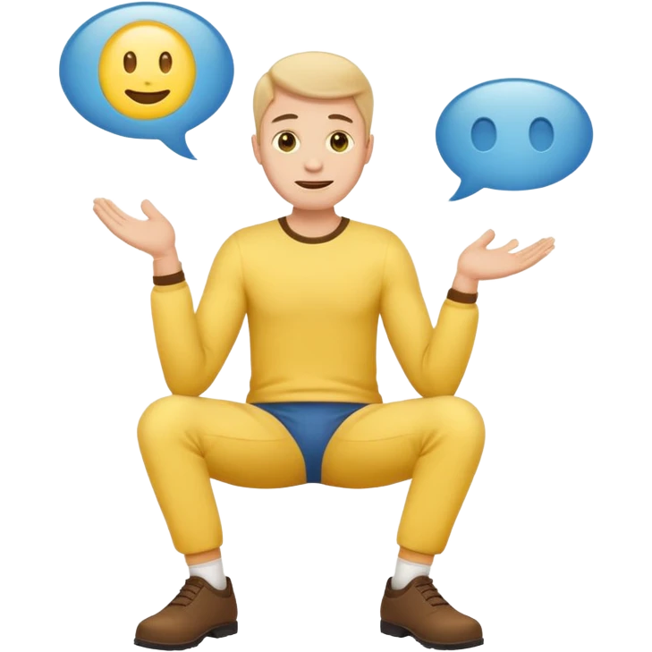 Make a yellow emoji man put his hand on his crotch area and a speech bubble saying Darragh give me snus Make him put his hand between his legs  emoji