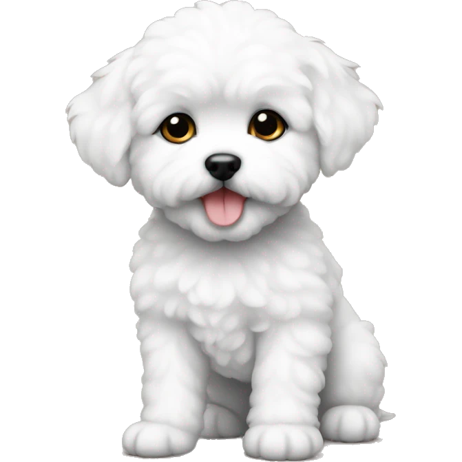 bichon puppy  emoji
