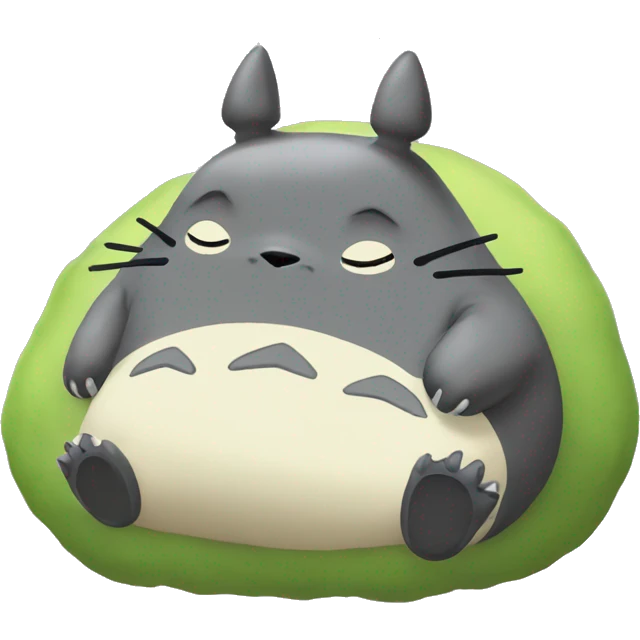totoro sleeping emoji