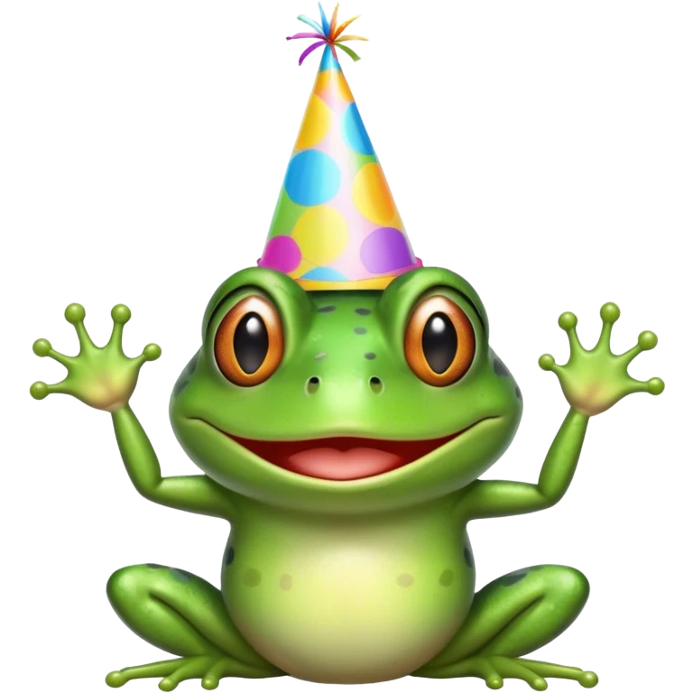 frog happy birthday emoji