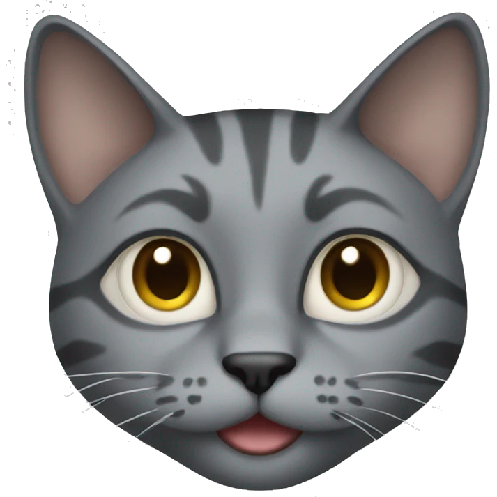 gray cat emoji