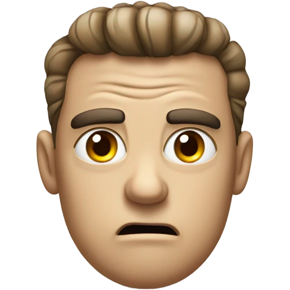 Grumpy muffler emoji