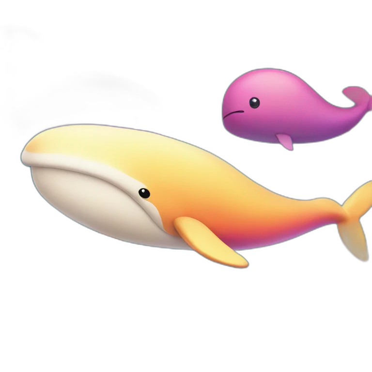 colorful whale emoji