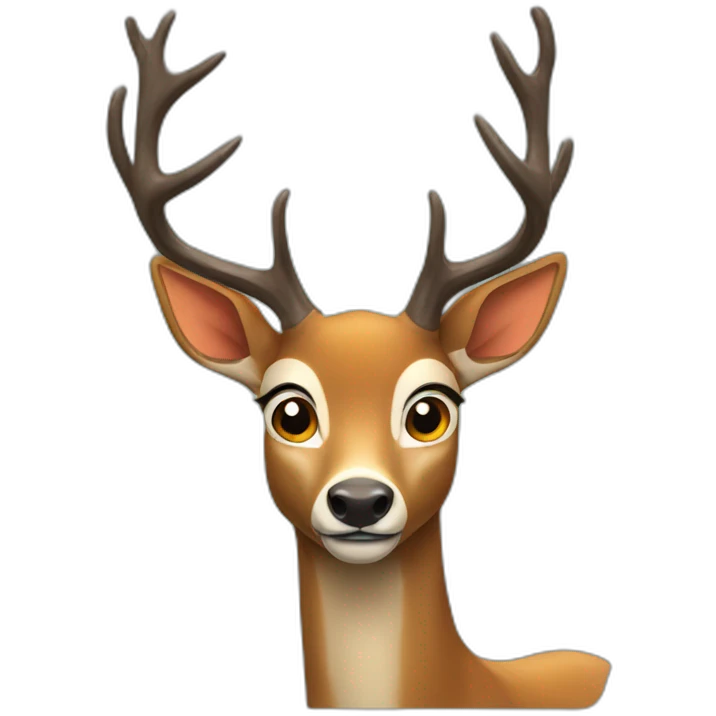 thorned deer emoji