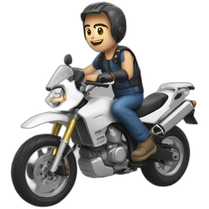 Súper moto emoji
