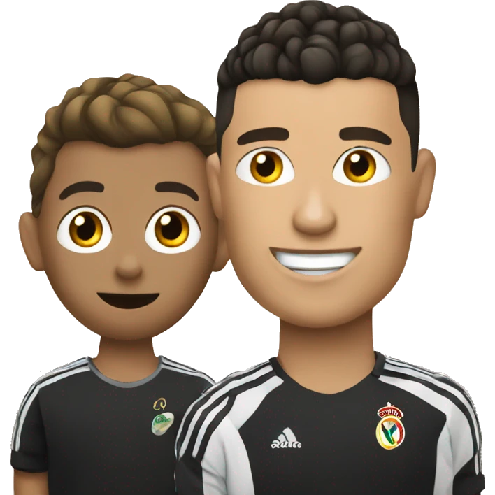 Ronaldo and YouTube logo together emoji
