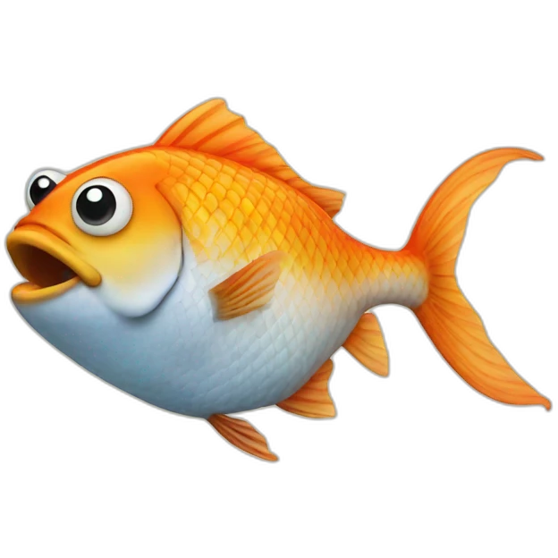 Fish smoking emoji