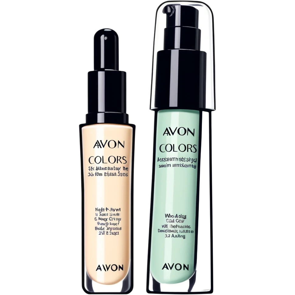AVON anti-aging serum, eye cream, and night cream emoji