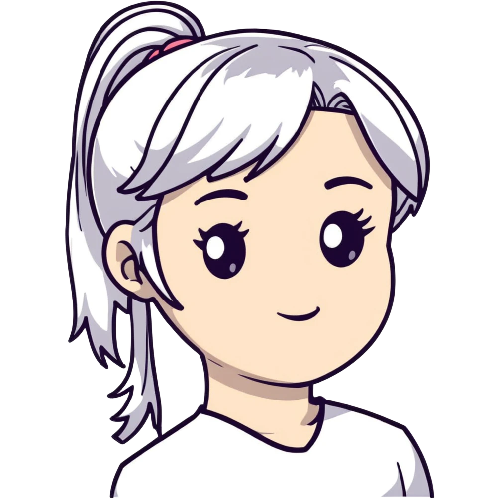 white powdered revolutionary war era wig with ponytail emoji