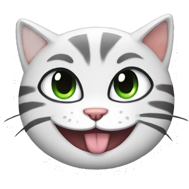 emo cat smirking emoji