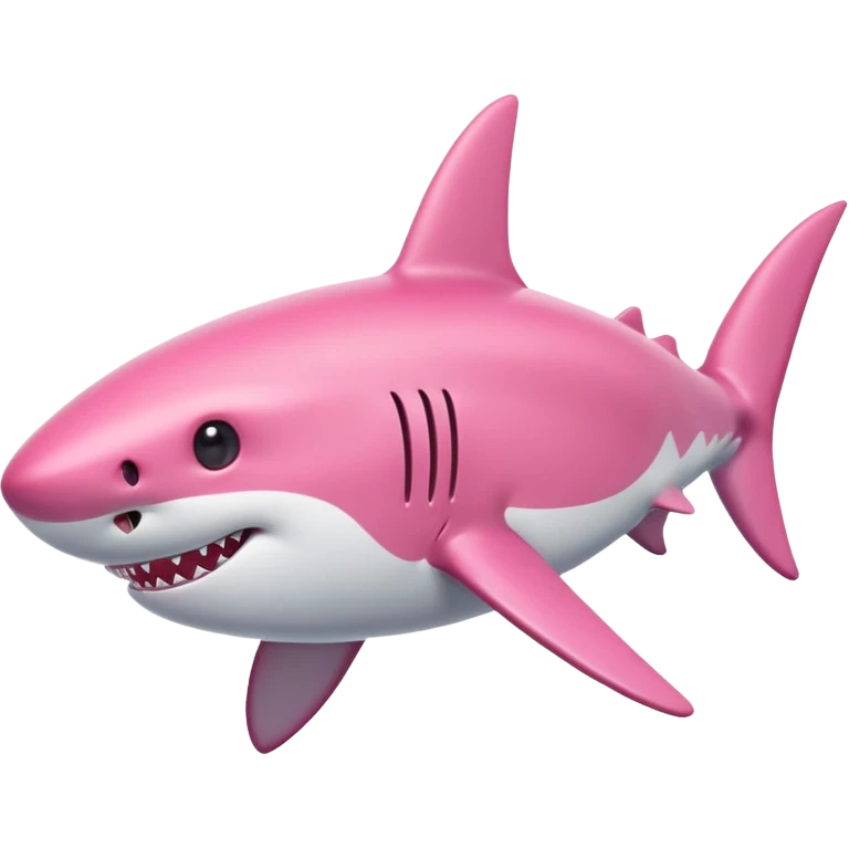 pink shark emoji