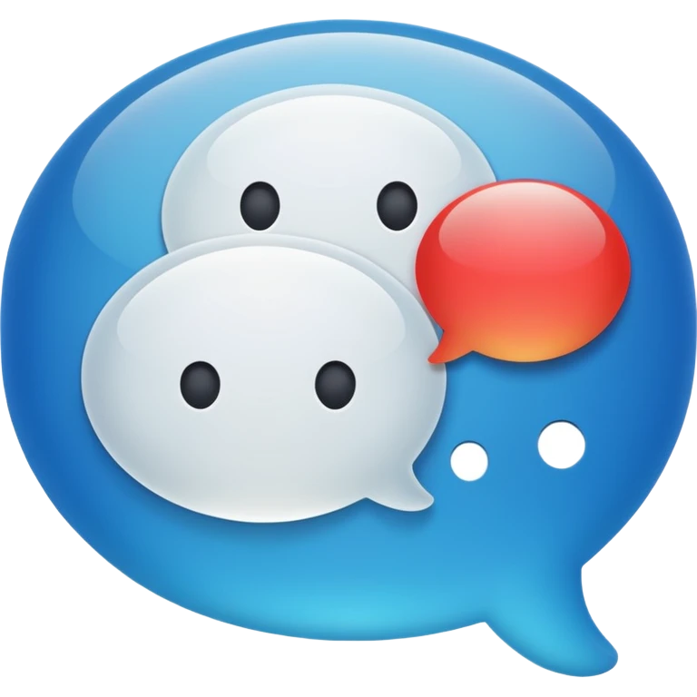 chat bubble with 3 points in it emoji