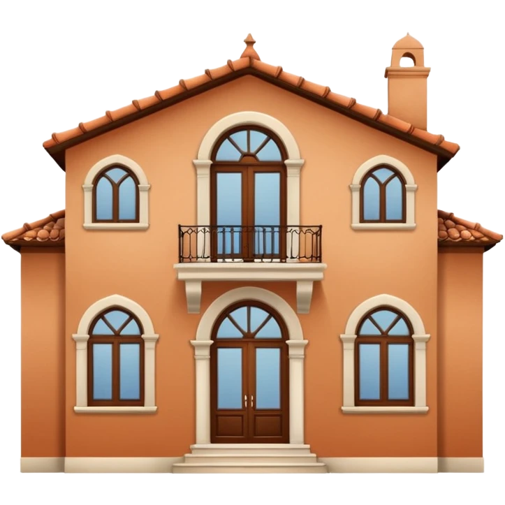 Mediterranean house emoji