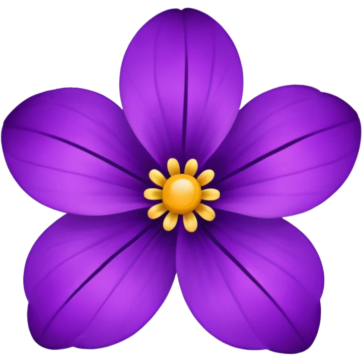 Violet flower emoji