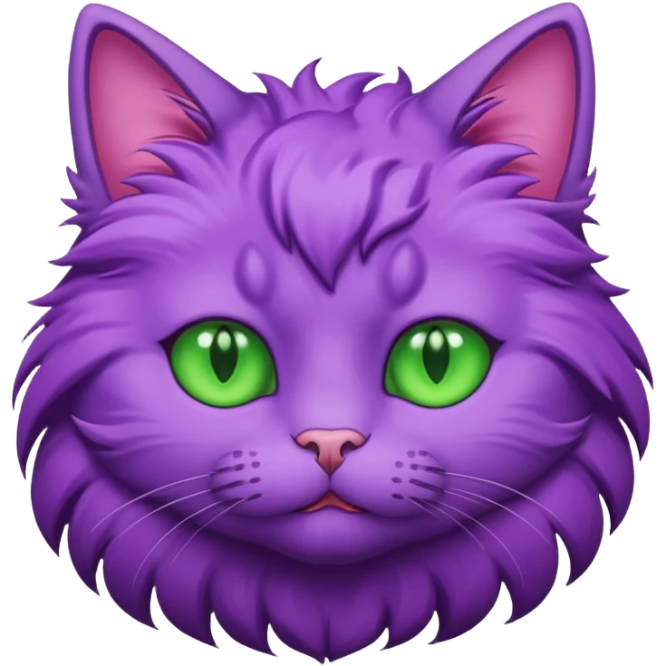 Purple cat emoji