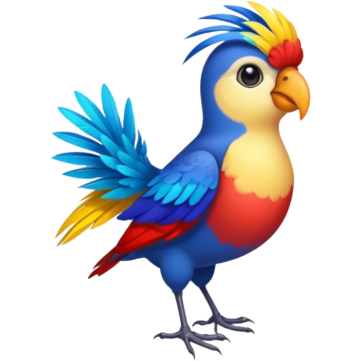 trpical bird emoji