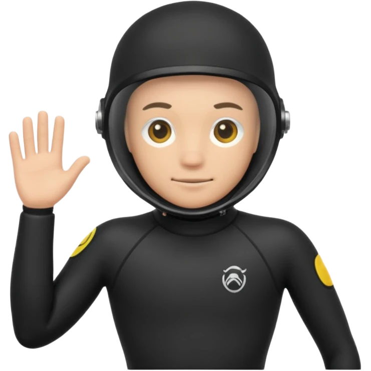 diver wetsuit only wetsuit emoji