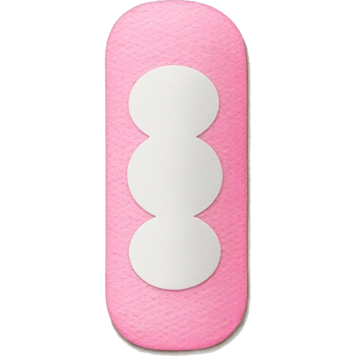 pink bandaid emoji