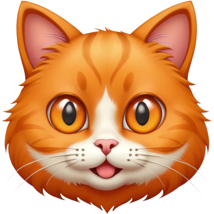 cat with a silly face emoji