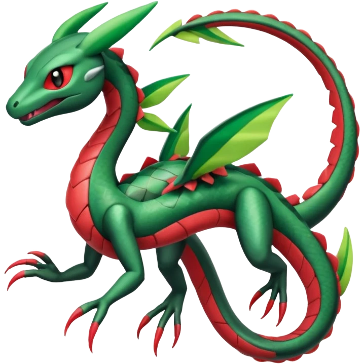 Meloetta-Rayquaza-Salandit-Flygon-Pokémon-Fakémon-creature emoji