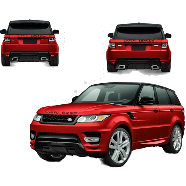 range rover sport red emoji